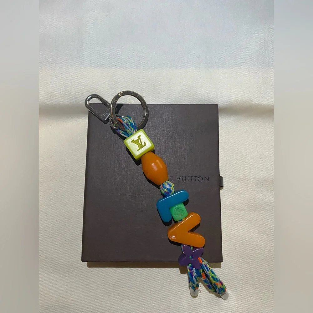 Louis Vuitton Porte Cle LV Play Keychain/Bag Charm - Picture 2 of 8
